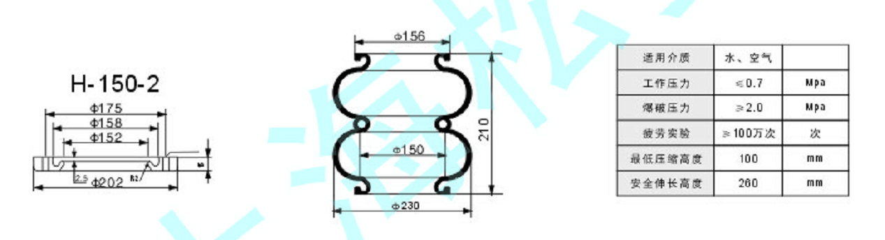 HF150/140-2橡胶气囊-上海麻豆精品久久久久久久99蜜桃